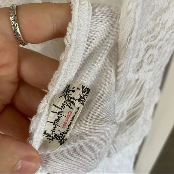 Free People Lace Open Back Mini Dress - Picture 4 of 4